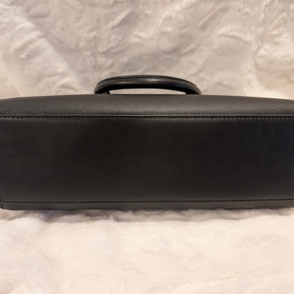 Michael Kors Black Saffiano Leather Satchel bag & Wallet Set Crossbody Strap - Picture 8 of 16